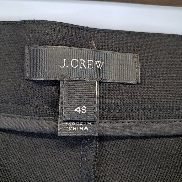 J. Crew Black Pixie Ponte Pants Size 4S - Picture 6 of 10